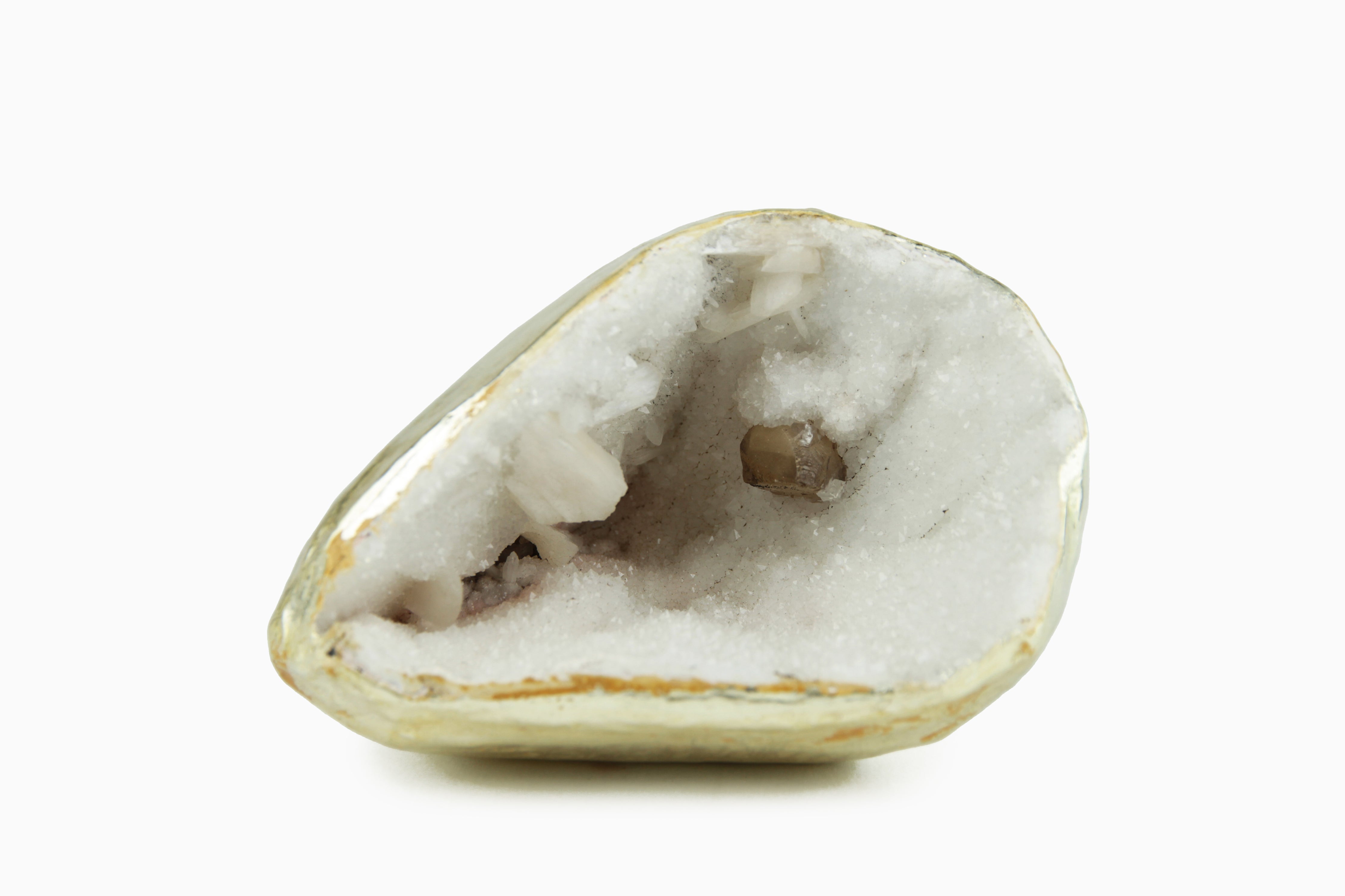 Gold Gilt Crystal Geodes