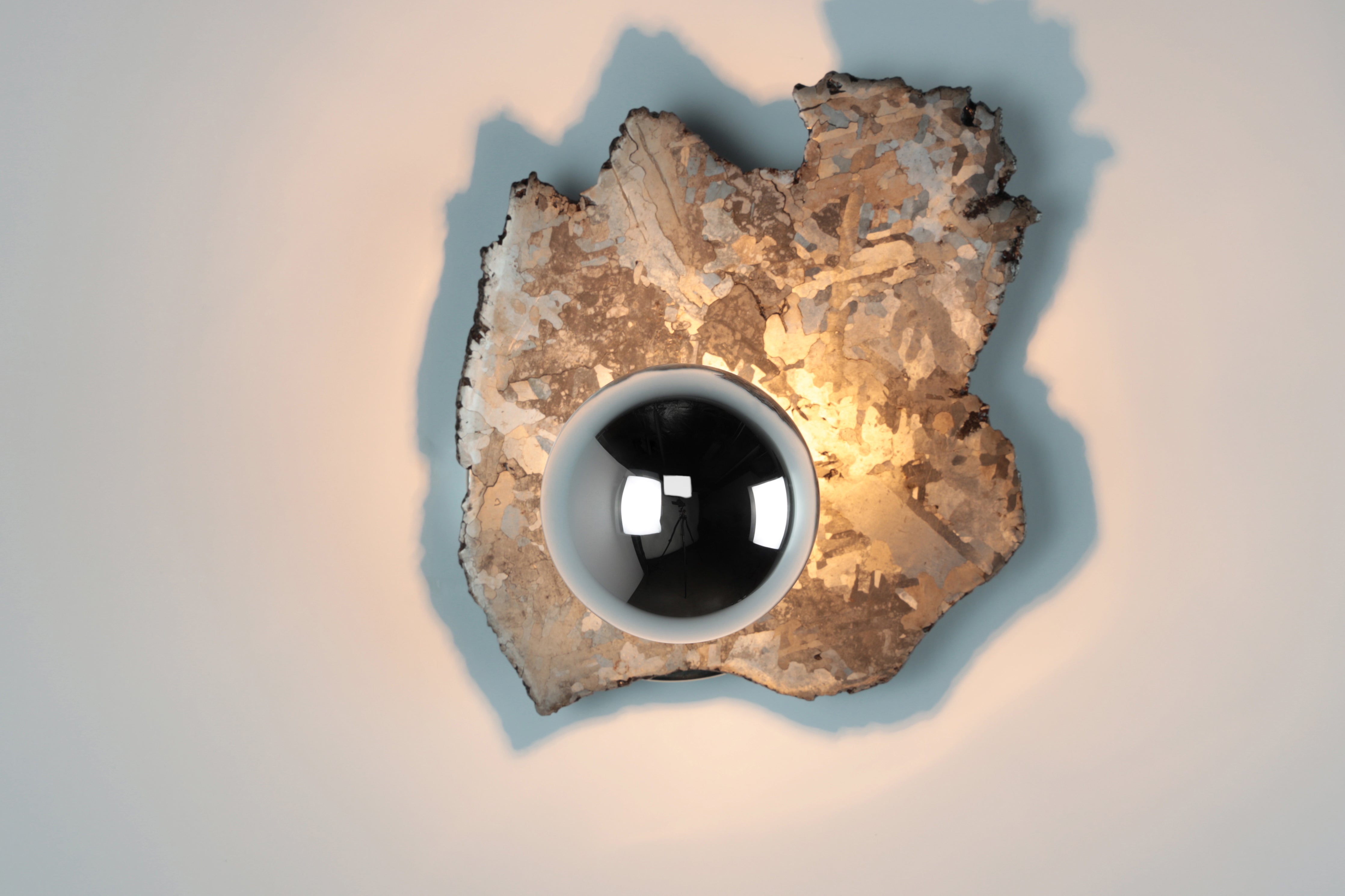 Meteorite Sconce