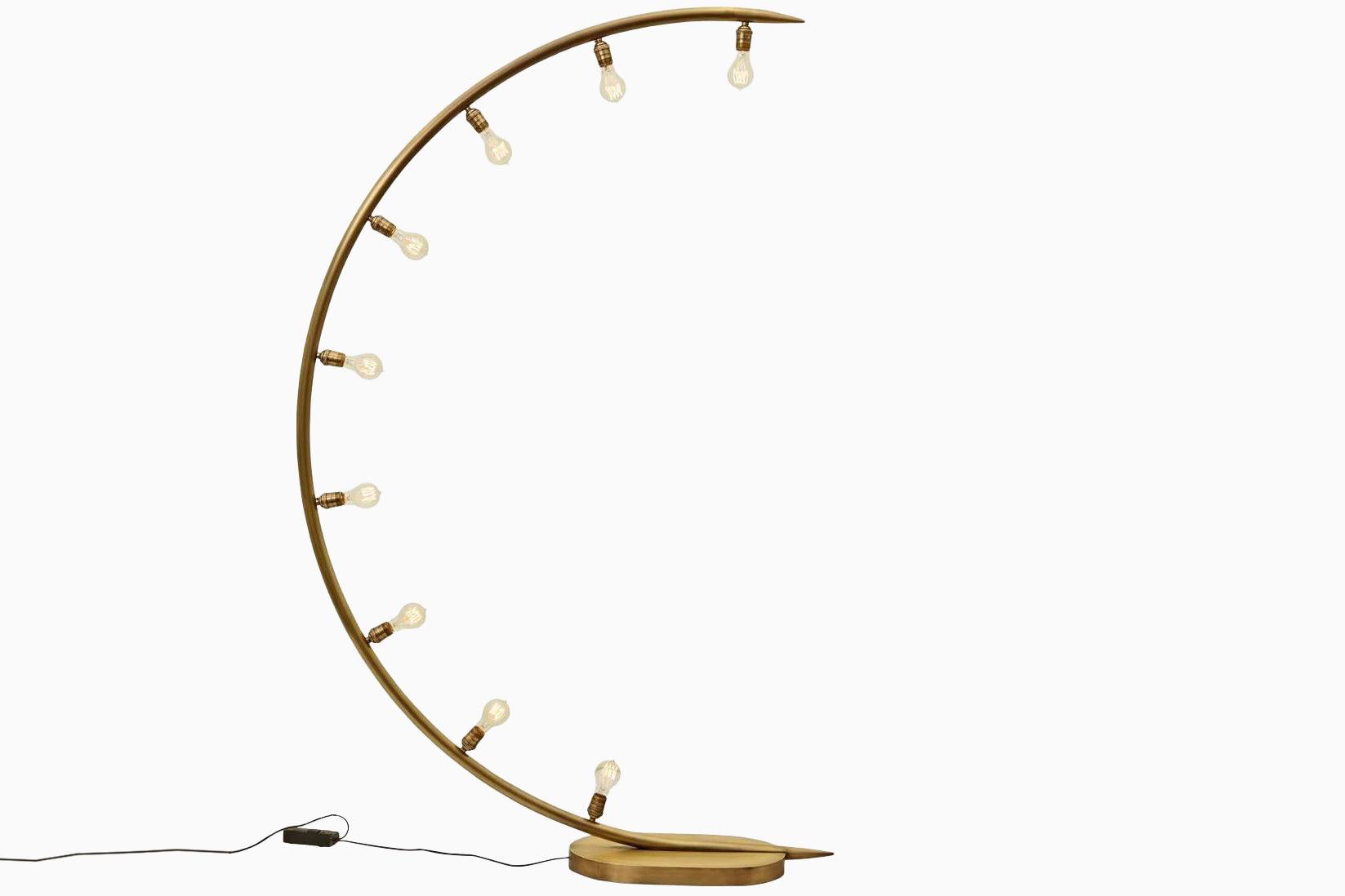 Crescent Moon Floor Lamp