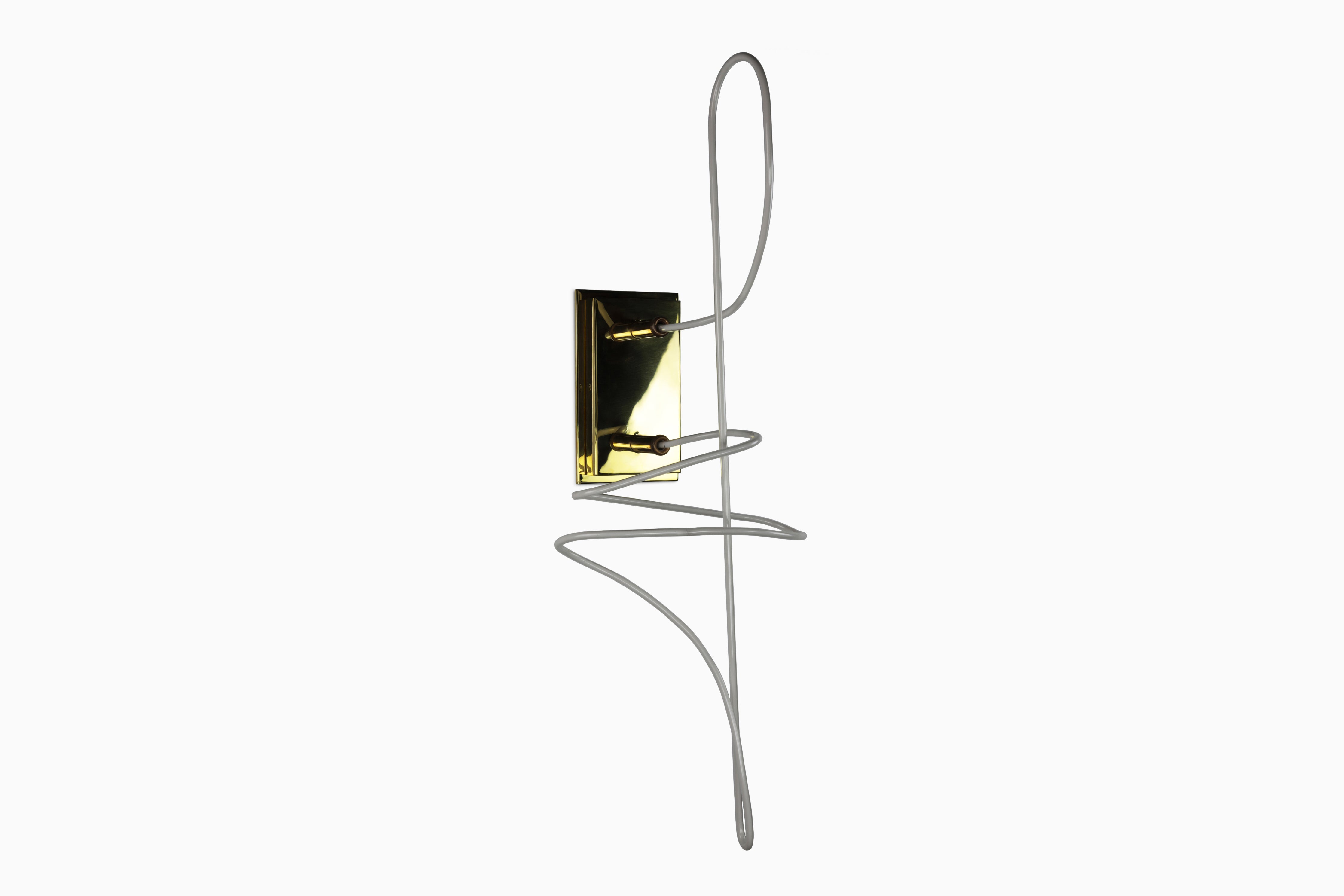 Neon Line Study Sconce