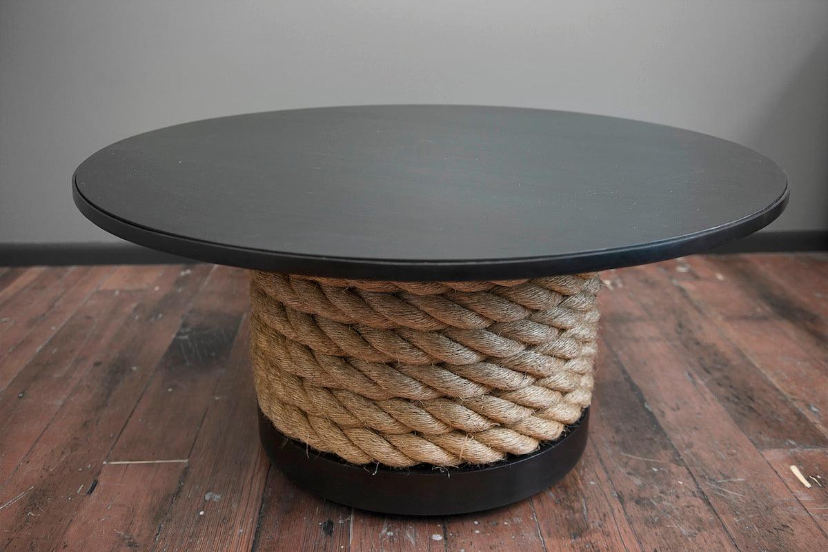 Steel and Rope Coffee Table